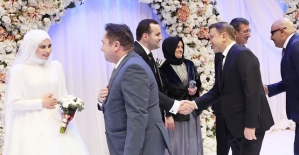 Siirt TSO Başkanı Güven Kuzu, Cumhurbaşkanı Yardımcısı Cevdet Yılmaz’ın Oğlunun Nikah Törenine Katıldı