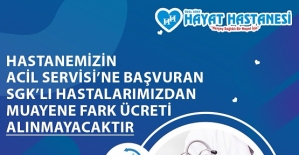 Özel Siirt Hayat Hastanesi’nden Ramazan Ayına Özel Ücretsiz Acil Muayene Hizmeti