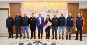 Vali Kızılkaya, Deprem Haftası Kapsamında AFAD Heyetini Kabul Etti