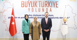 AK Parti Siirt İl Teşkilatından   Genel Merkez Kadın Kolları Başkanı Ercan’a Ziyaret