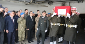 Siirt’te Trafik Kazasında Hayatını Kaybeden Astsubay Mücahit Beyhan’a Uğurlama Töreni Düzenlendi