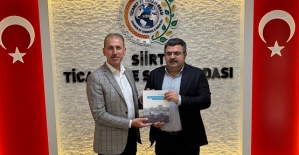 TİHEK Kurul Üyesi Cartı’dan Siirt TSO’ya Ziyaret: Filistin Raporu Takdim Edildi