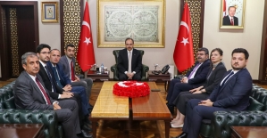 Vali Dr. Kemal Kızılkaya, TİHEK Heyetini Kabul Etti