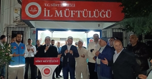 Siirt’in İlk Hacı Kafilesi Dualarla Uğurlandı