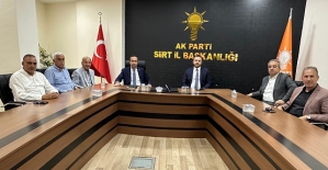 AK Parti MKYK Üyesi Mustafa Özkan Siirt’te İstişare Toplantısı Gerçekleştirdi