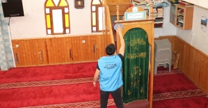 SİİRT BELEDİYESİ’NDEN CAMİLERE BAYRAM TEMİZLİĞİ