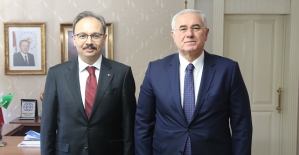 Vali Dr. Kemal Kızılkaya’dan Kamu Başdenetçisi Mehmet Akarca’ya Hayırlı Olsun Ziyareti