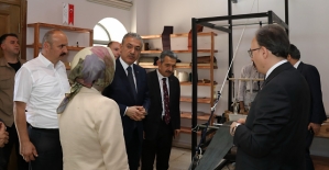 Bölge Valileri Siirt’te Şal-Şepik Atölyesini Ziyaret Etti