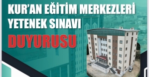 Kur’an Eğitim Merkezleri İçin Yetenek Sınavı Başvuruları Başladı