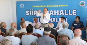 Siirt Mahalle Buluşmaları Halanze Mahallesi ile Devam Etti