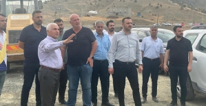 AK Parti Heyetinden Siirt–Pervari Yolu ve 400 Yataklı Devlet Hastanesi İnşaatına İnceleme Ziyareti