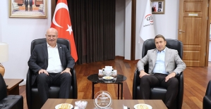 Başkan Kuzu’dan ATO Başkanı Gürsel Baran’a Ziyaret