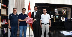 Türkiye Birincileri İl Milli Eğitim Müdürü İlhan Saz’ın Konuğu Oldu