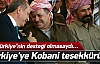 Barzani'den Türkiye'ye Kobani teşekkürü