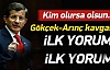 Davutoğlu'ndan Gökçek-Arınç Kavgasına İlk Yorum !