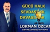 Lokman Özcan'dan STK’lara Teşekkür