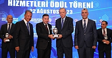 Cumhurbaşkanı Erdoğan, Kuzu Grup’a "Yurtdışı Müteahhitlik Hizmetleri Başarı Ödülü” Verdi